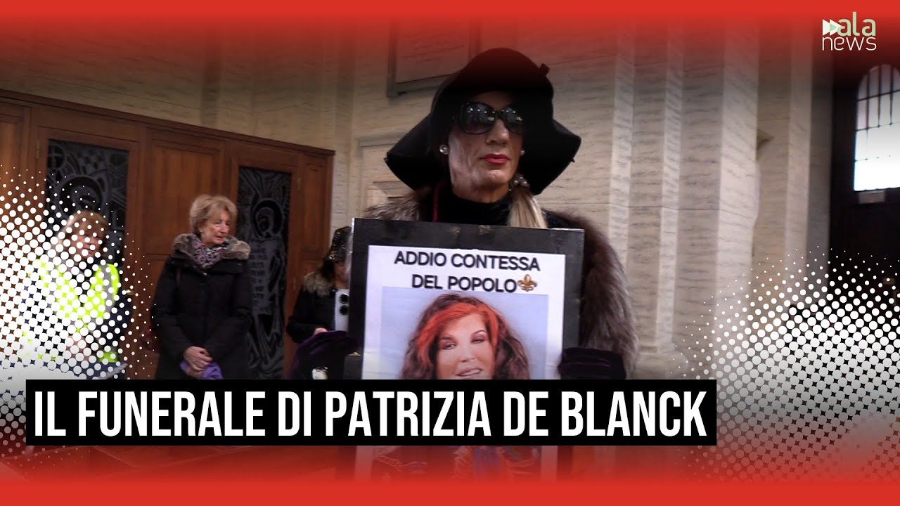 Patrizia De Blanck, il funerale a Roma: folla di vip e amici