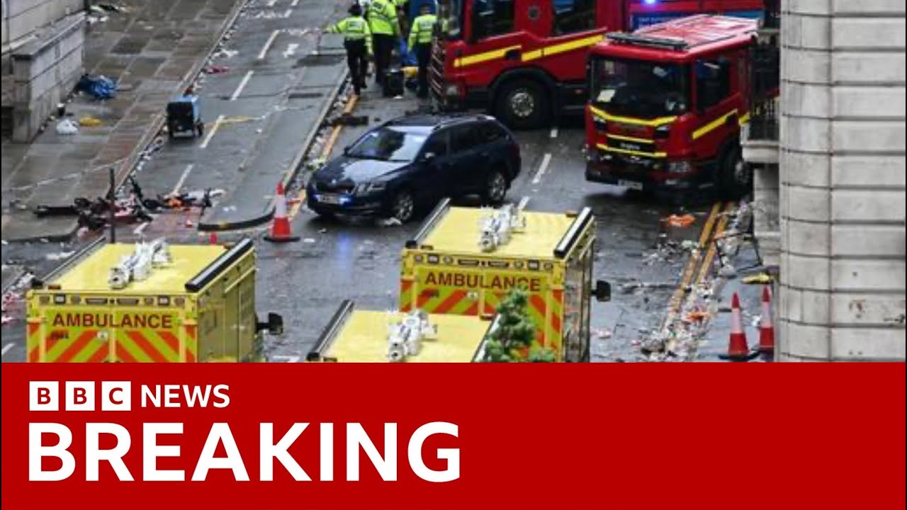 Horror at Liverpool victory parade as car smashes through packed crowds | BBC News