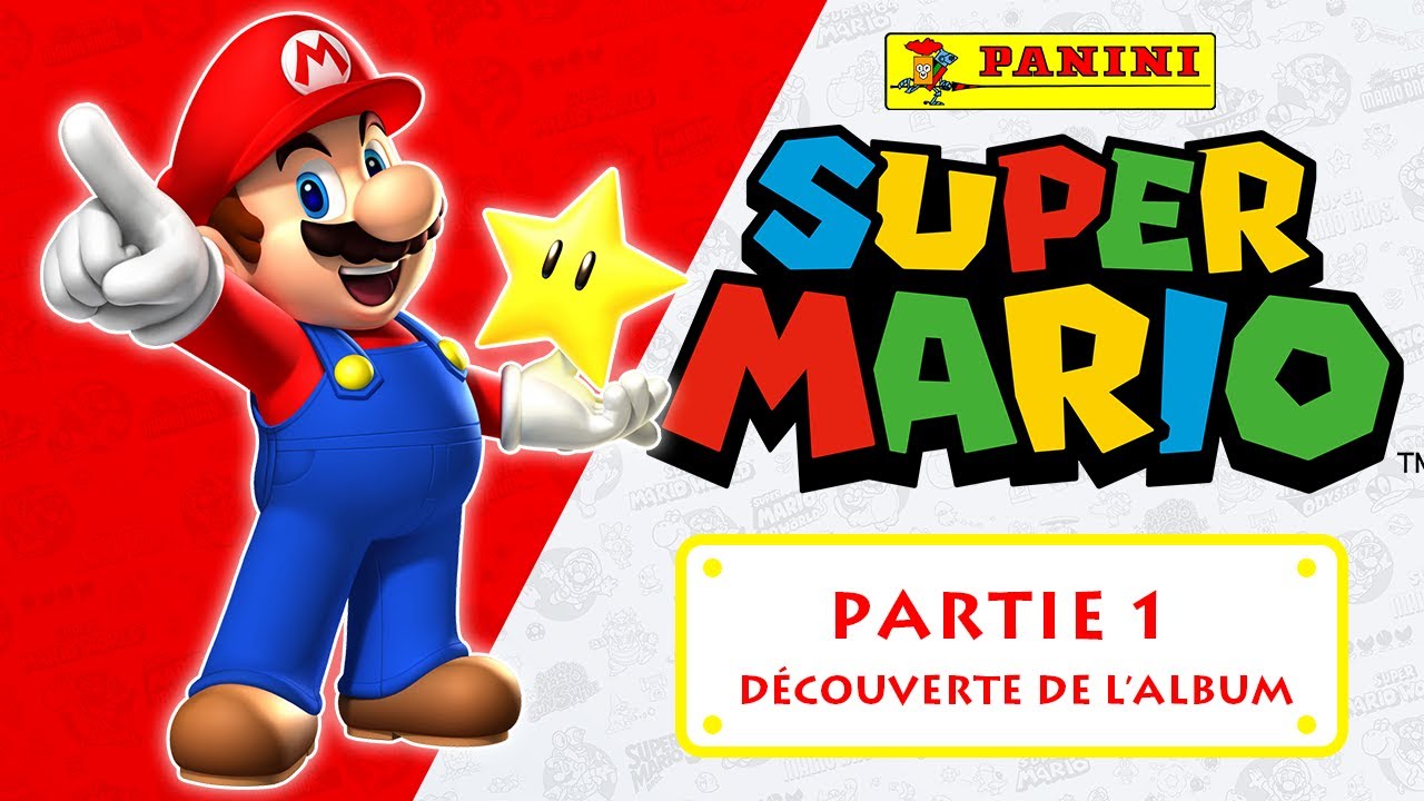 Super Mario Panini : Découvrez la collection ultime de stickers  Partie 1 : Présentation de l'album