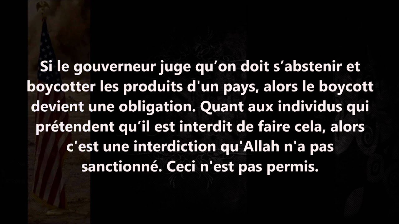 Boycotter les produits des mécréants - ch al Fawzan - ch 'Ubeyd al Jabiri