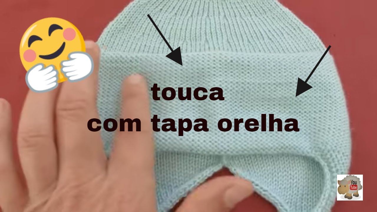Como fazer touca com tapa orelha em máquina de tricô