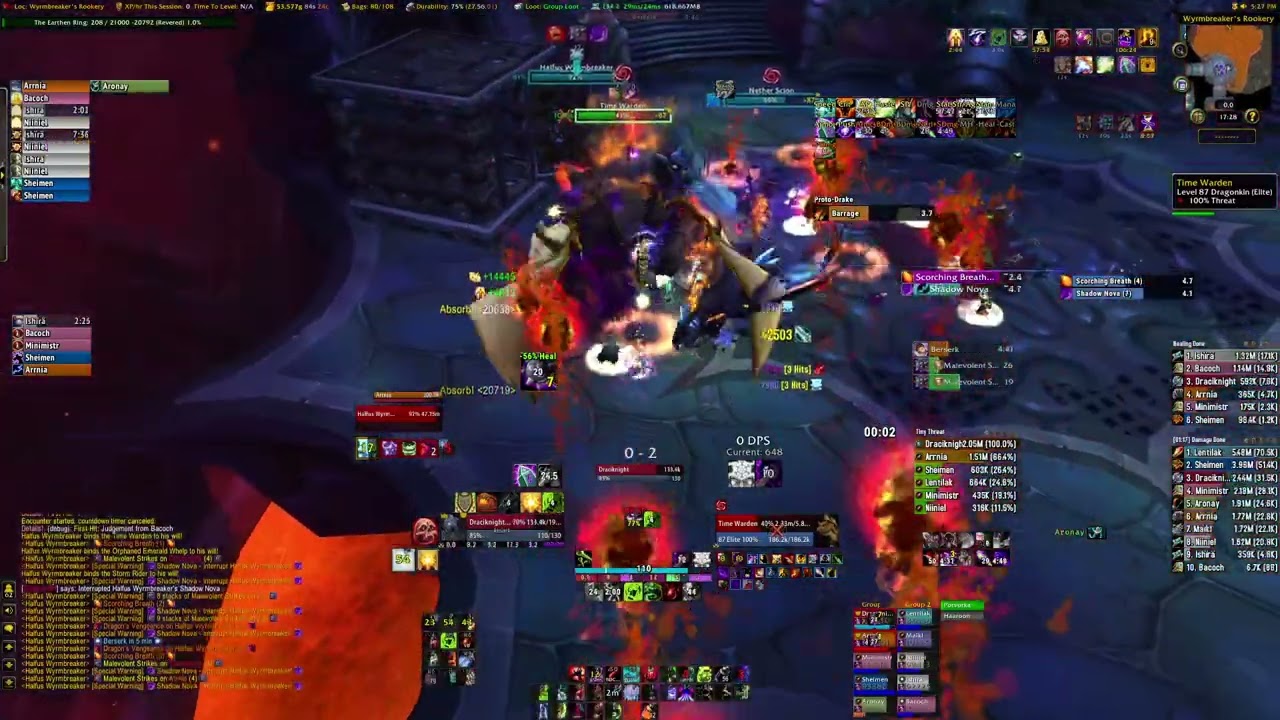 STORM vs Halfus Wyrmbreaker Heroic 10 - Blood DK POV | Cataclysm Classic