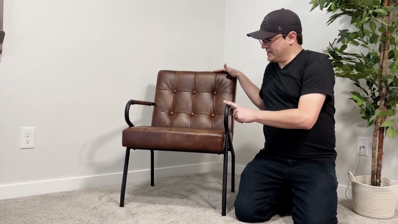 Modern Leather Accent Chair Honest Review!
