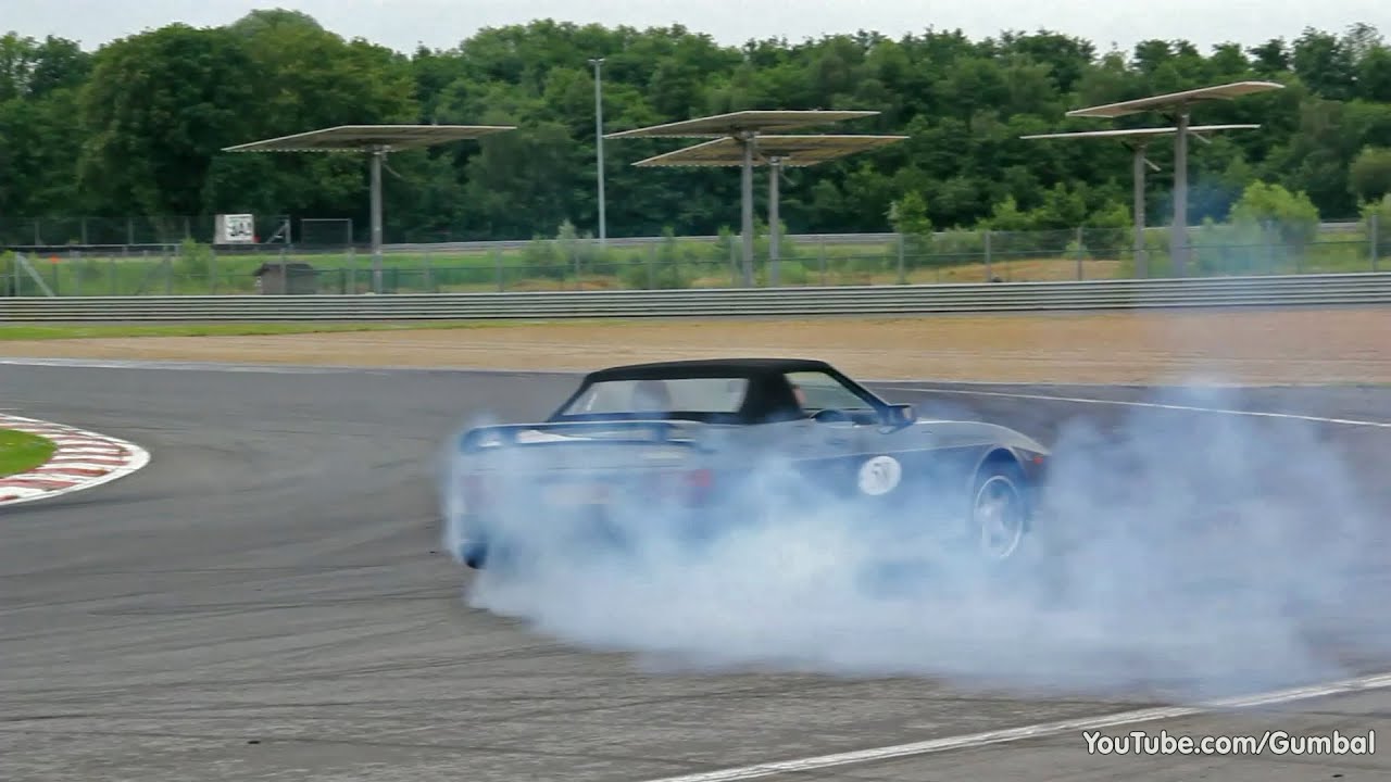 TVR 400 SE V8 - BURNOUT!!