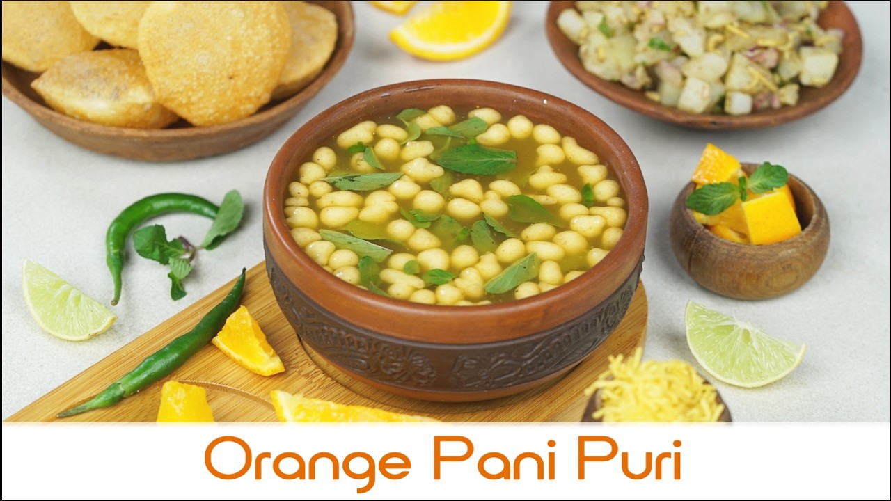 Orange Pani Puri