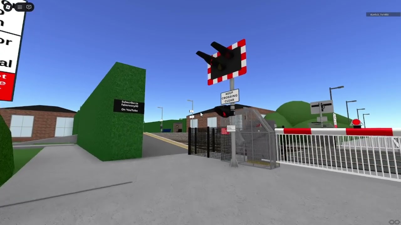 Level Crossing at Swinderby Station Roblox