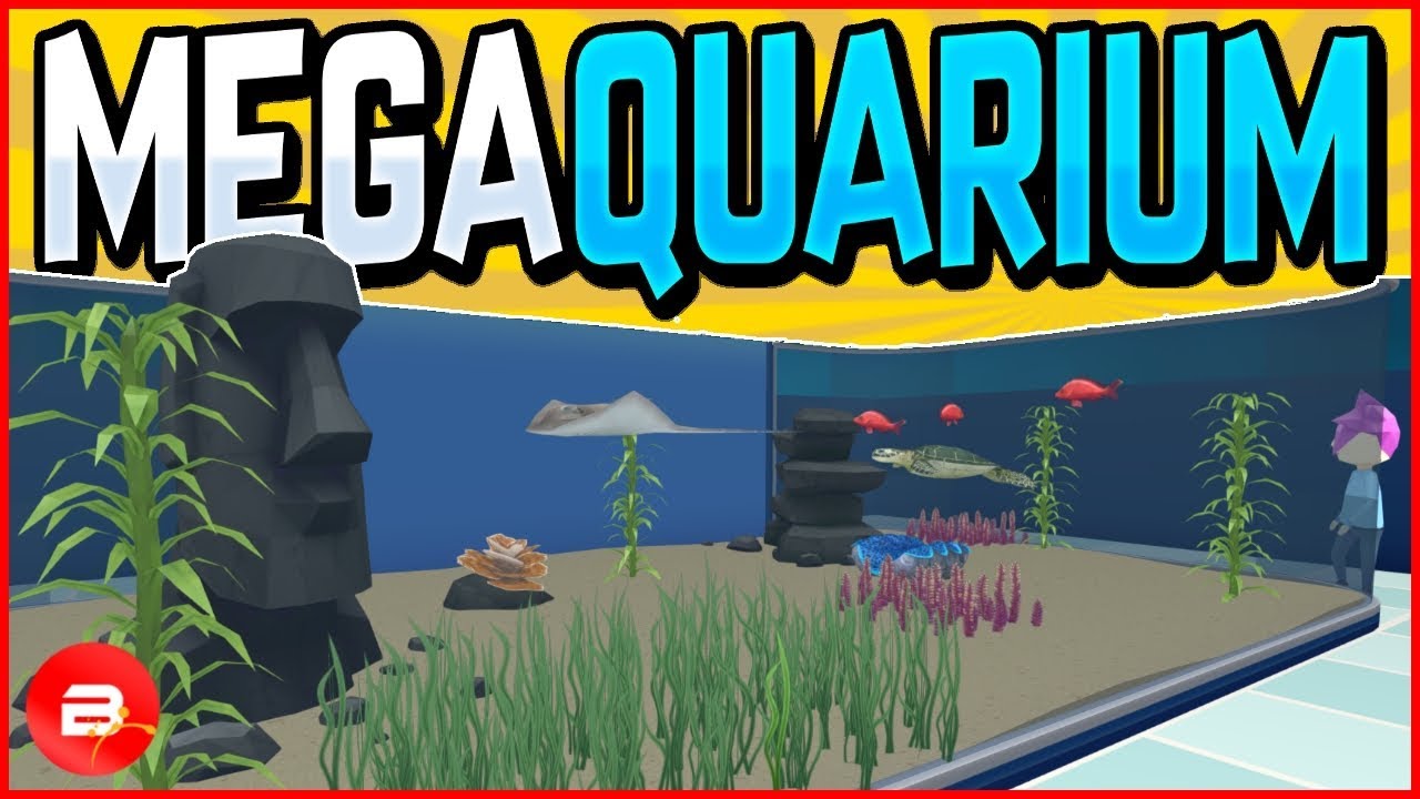 Design & Build Your Own Mega-Aquarium! Megaquarium Gameplay #1 (Tycoon)