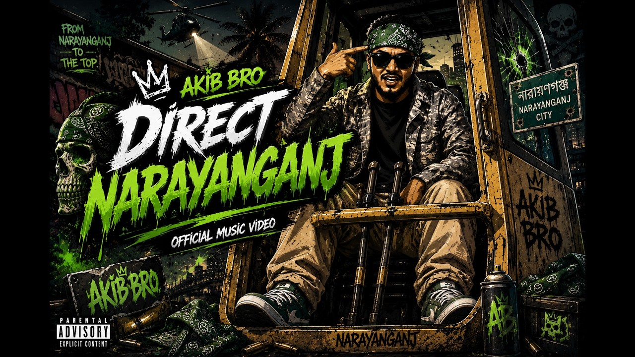 AKIB BRO - Direct Narayanganj ( Official Cypher Project ) Bangla RAP 2016