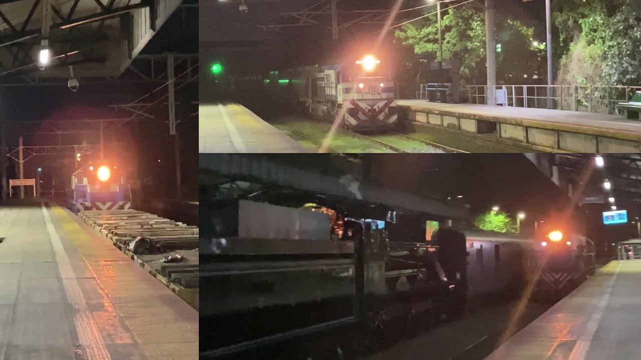 Unos CARGAS de NOCHE y TRASLADO de la 3925 por Banfield 🚂 