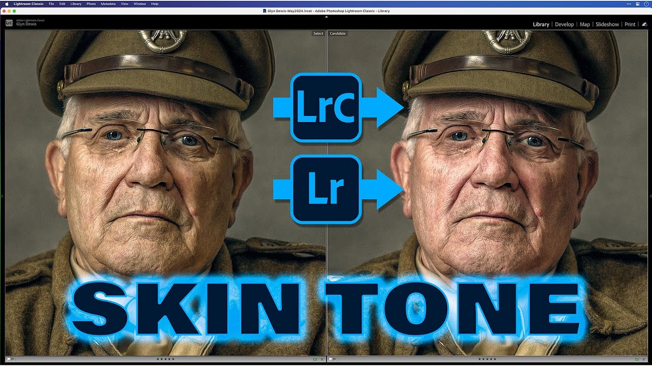 Как легко исправить тон кожи в Lightroom 💥