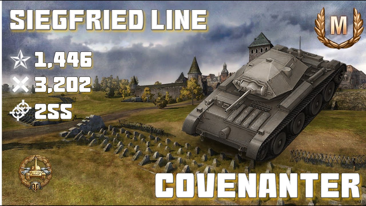 World of Tanks Covenanter - 4 Kills 3.2K Damage