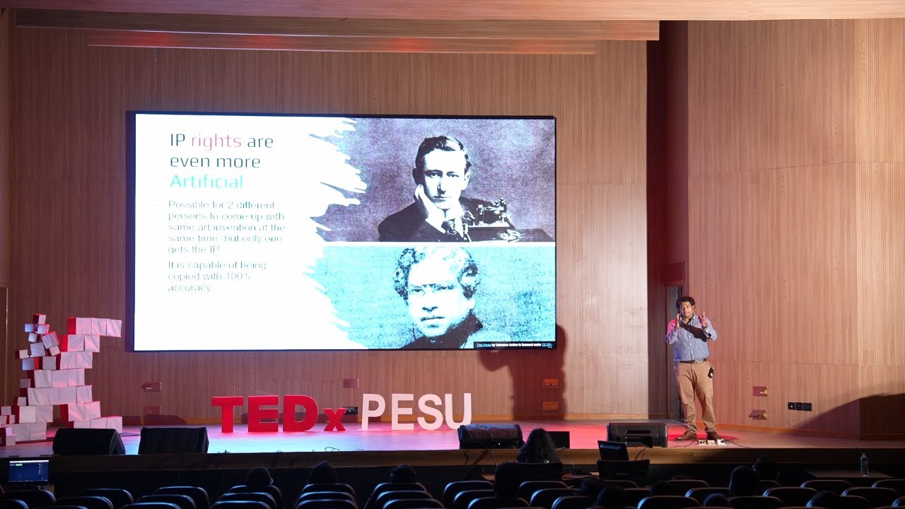 Who Owns Creativity? Intellectual Property in an AI-Driven World | Nikhil Narendran | TEDxPESU