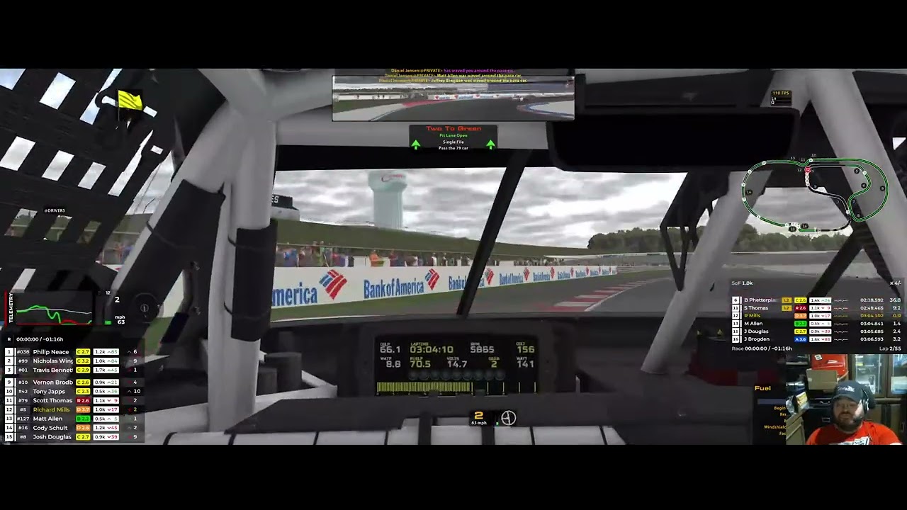 iNascar series race round of 12 Roval