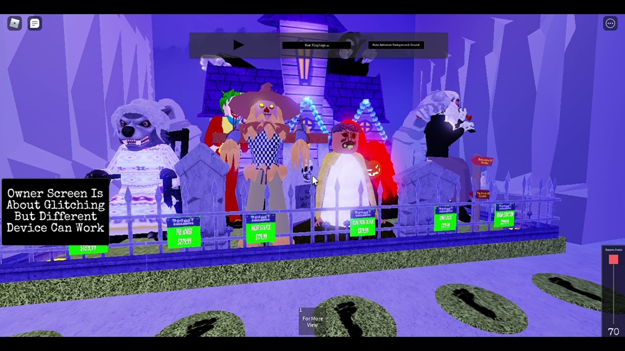 Roblox Spirit Halloween 2022 Ideas Store (READ DESCRIPTION)