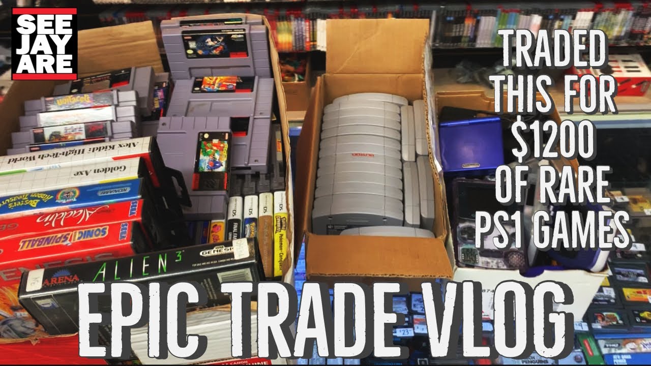 Видеоблог Epic Trade &mdash; редкие игры для PS1 на сумму 1200 долларов