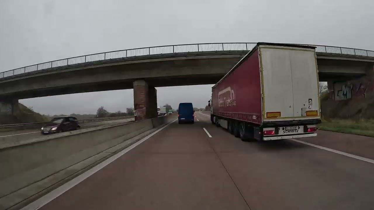 Leipzig to Home - Timelapse Slow- 8 November 2025