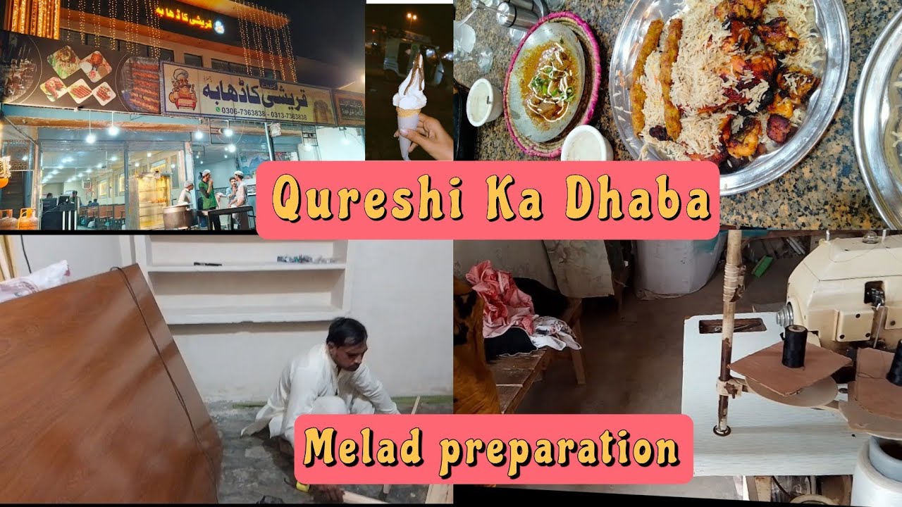 Melad preparation+Dinner vlog|Qureshi Ka Dhaba|Room makeover start|#freepalestine 