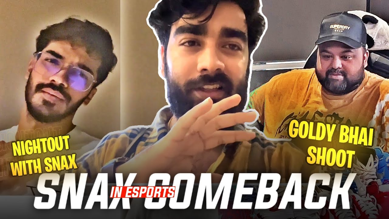 Goldy bhai back in gaming house ! ft Fun with Snax