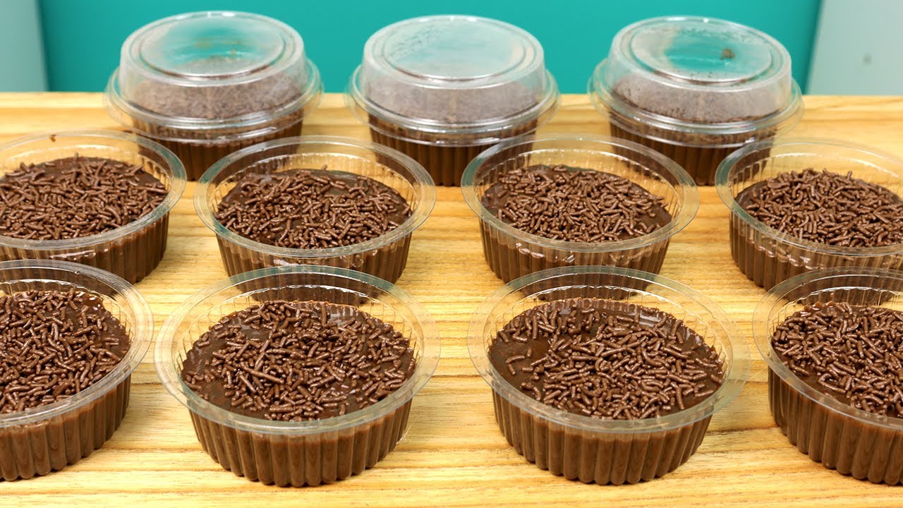 Essa SOBREMESA NO POTE  É GOSTOSA DEMAIS! Brigadeiro no pote Cremoso!!
