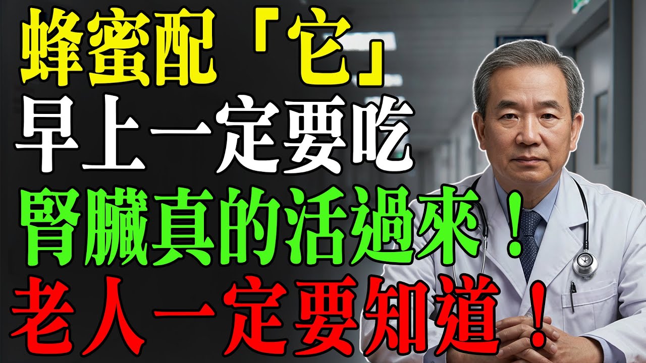 原來蜂蜜不僅養顏，還能養腎！史丹佛大學公開：每天一勺，喚醒腎臟活力，老得慢更健康！