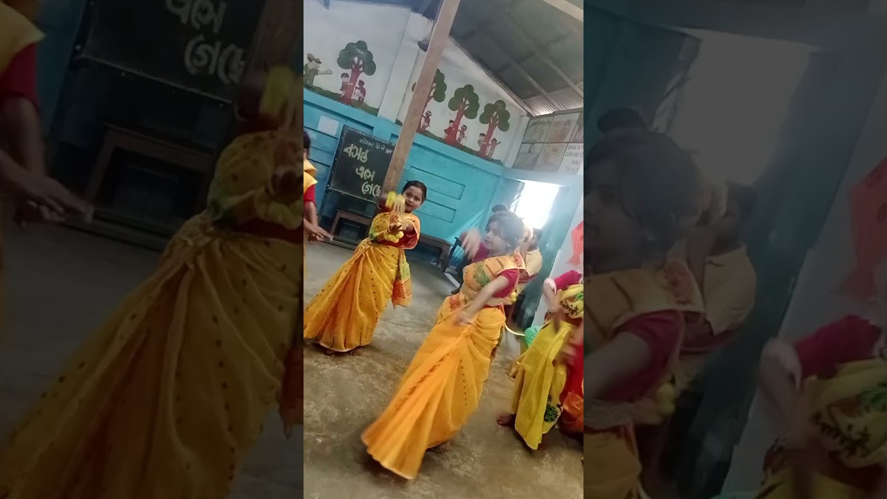 স্কুলের প্রোগ্রাম।                                                             বসন্ত এসে গেছে