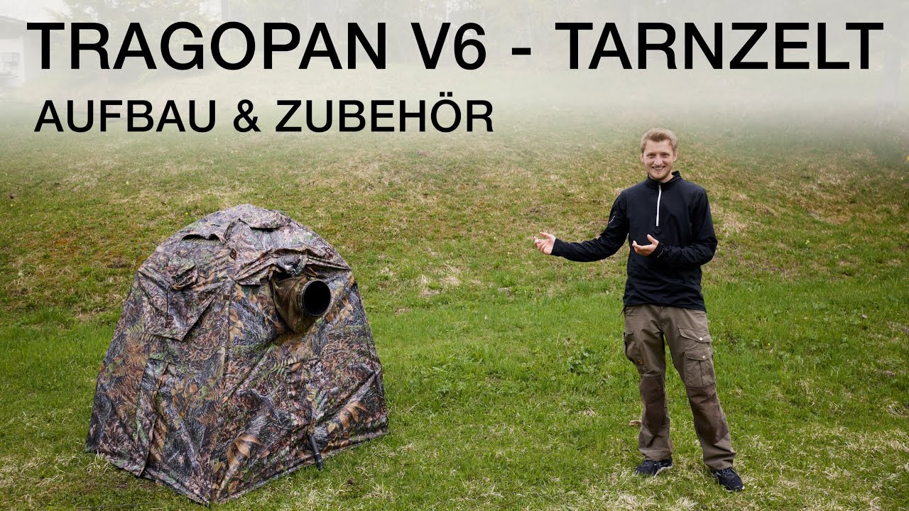 Tragopan V6 - Tarnzelt für die Tierfotografie und Vogelfotografie (Aufbau und mini Review)