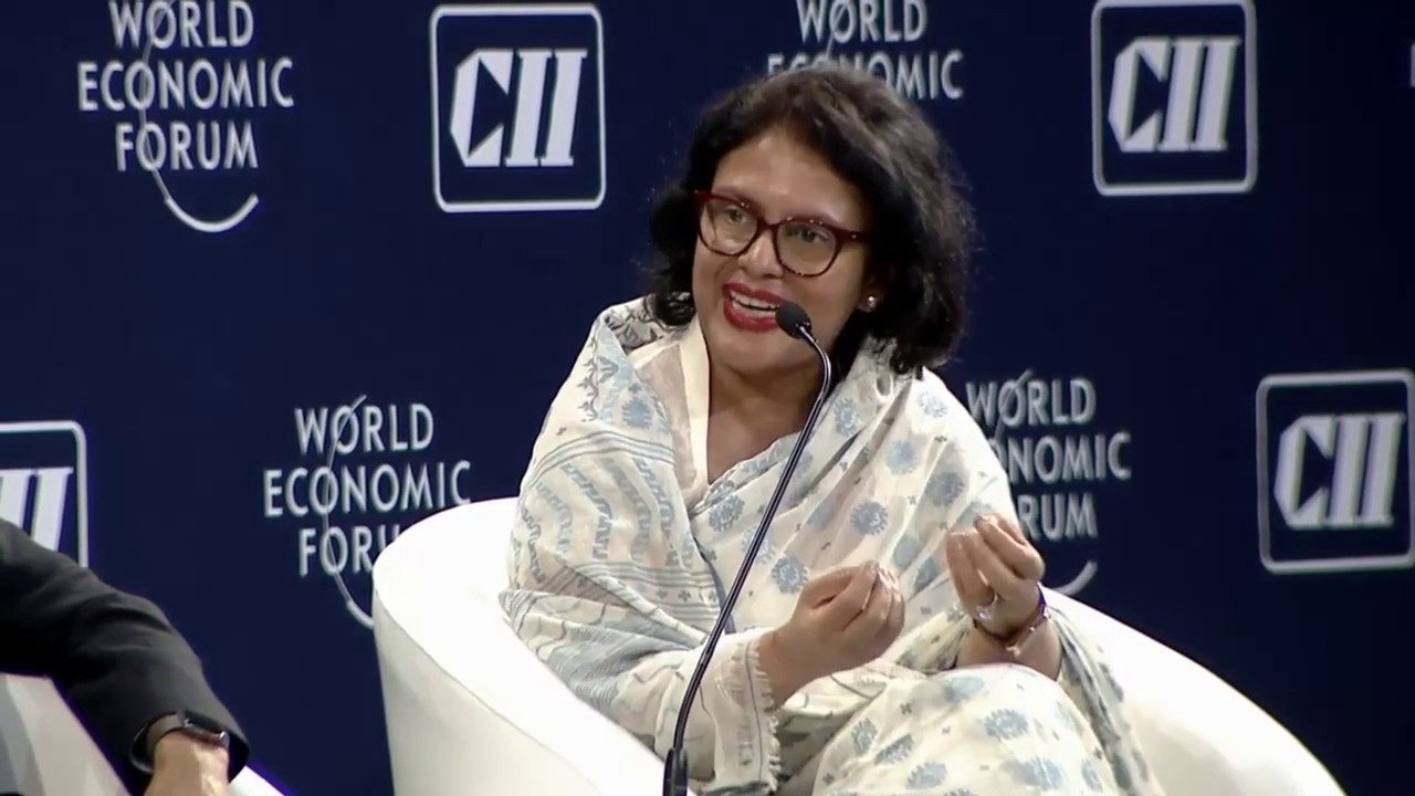 BGMEA President Dr. Rubana Huq attends session organized by World Economic Forum