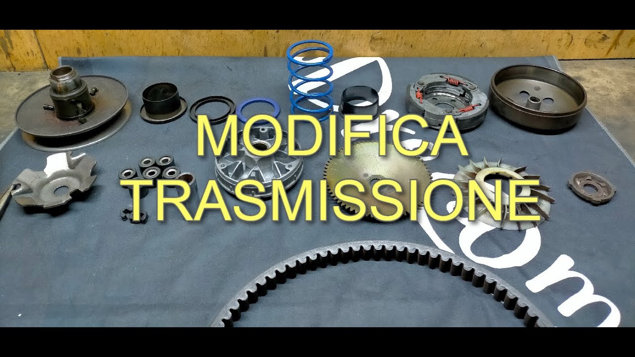 come far andare più forte uno scooter con pochi soldi: modifica  trasmissione