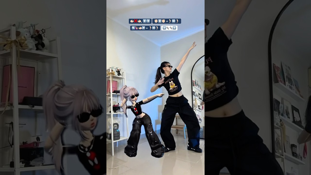 DC Roblox : Doodle Challenge 🖤🤍 #robloxdance #dance #trending #roblox