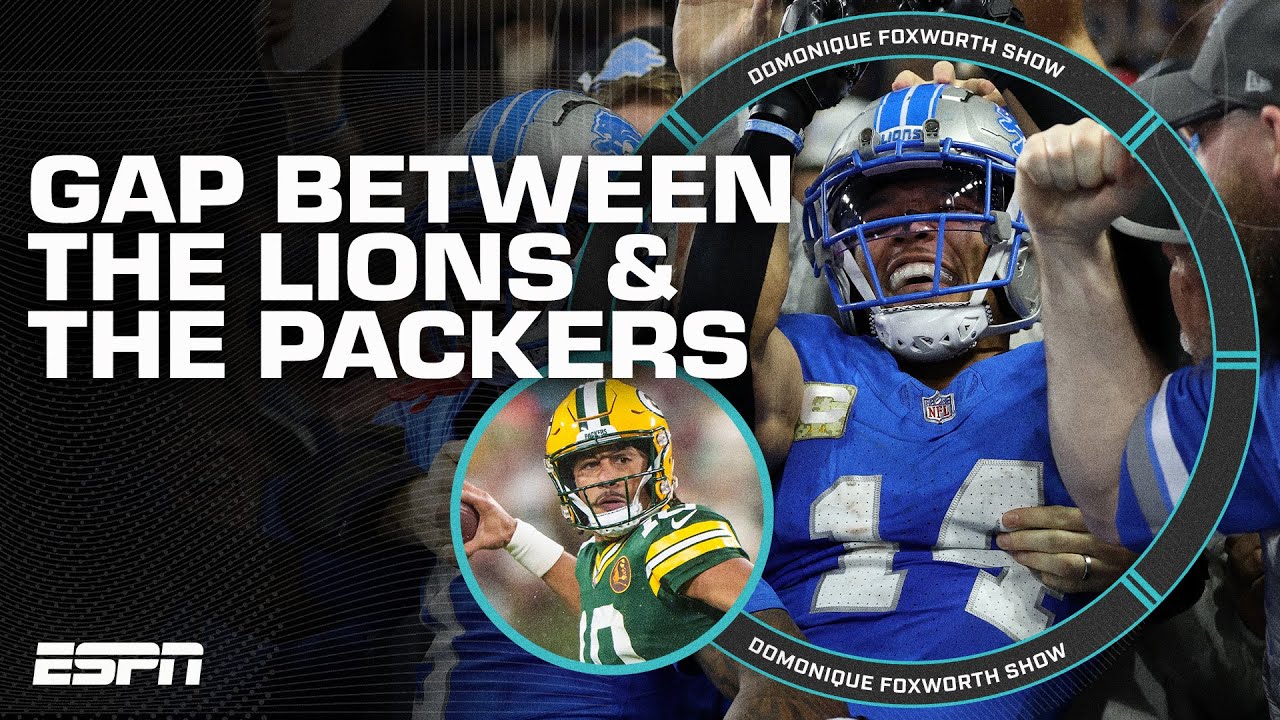 How big is the gap between the Lions and Packers? | The Domonique Foxworth Show