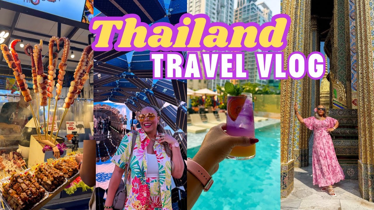 THAILAND TRAVEL VLOG | WE GOT SCAMMED, BEST NIGHT STREET FOOD, TEMPLE VISITS, LUXURY SHOPPING etc…