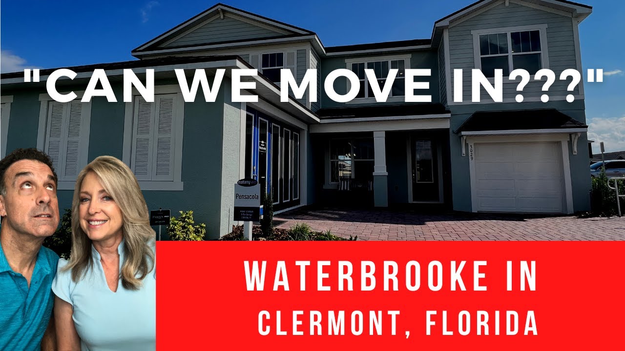 New Construction in Clermont FL | CLOSE TO EVERYTHING | Mattamy Waterbrooke | Pensacola Model