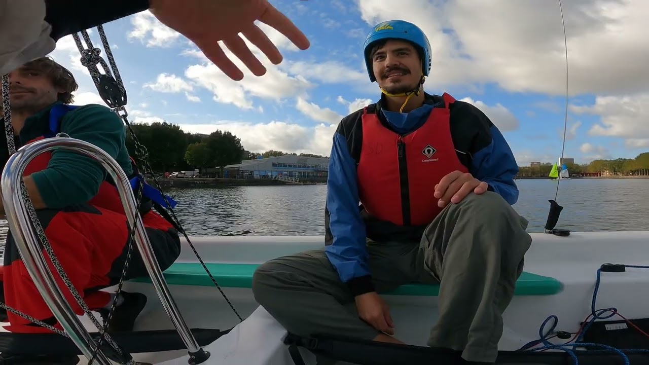 Sailing with Aaron and Alex RS Toura