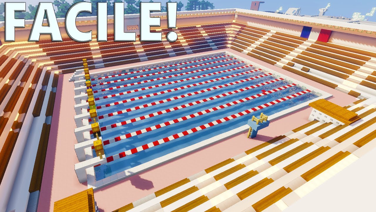 TUTO PISCINE OLYMPIQUE ! | Minecraft