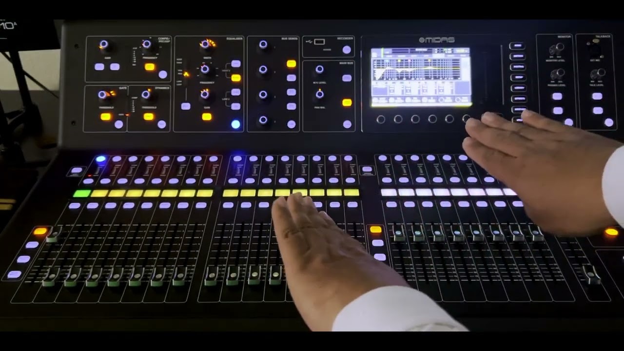Como Sonorizar Usando Pre Escenas De La Midas M32