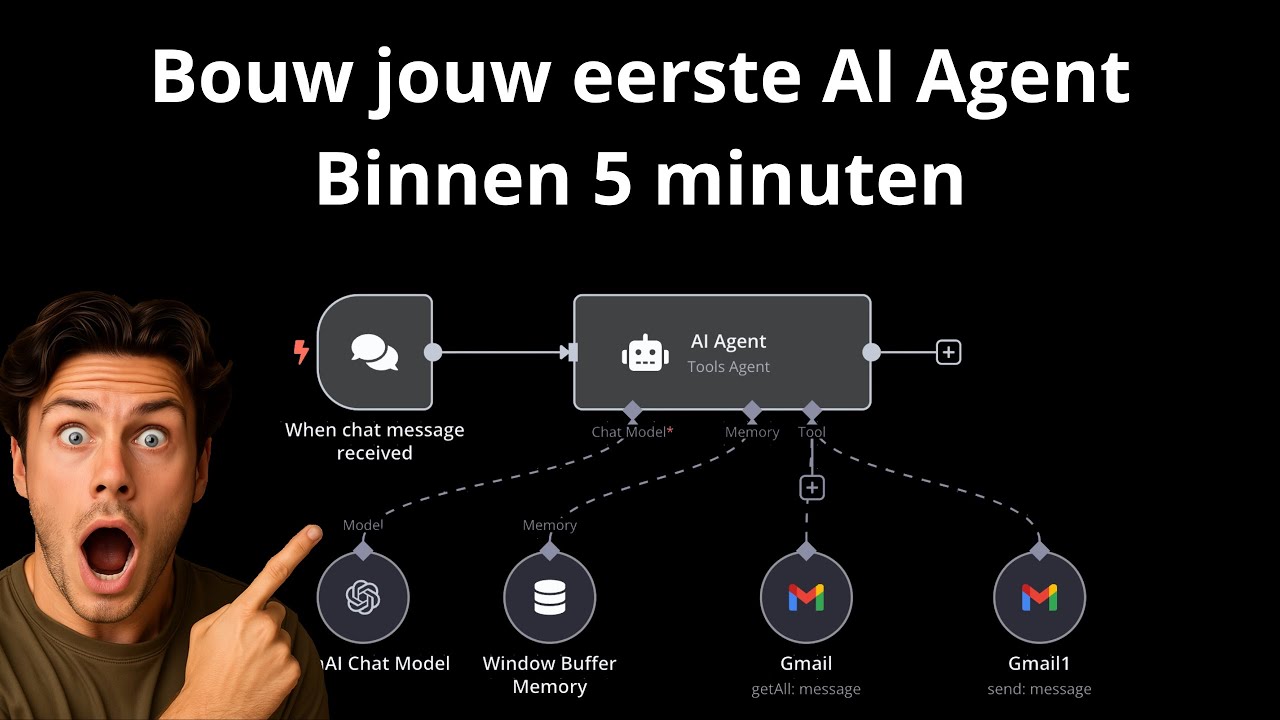 Bouw Je Eerste AI Agent binnen 10 Minuten! (ook zonder technische kennis)