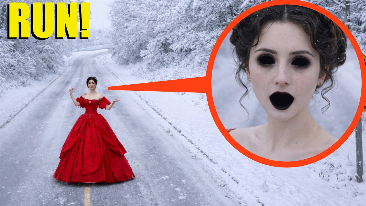 If you ever see this Lady Dancing and blocking the Road, Drive Away Fast! (She is bad)