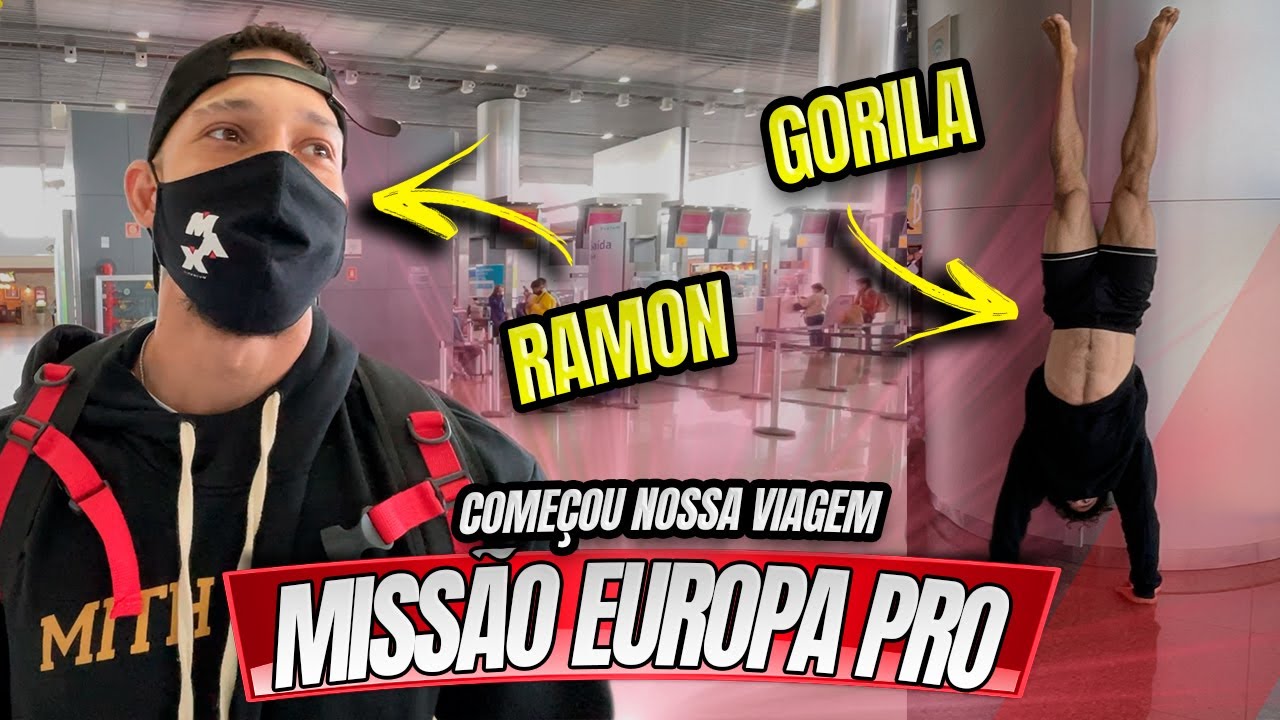 GORILA E RAMON - VIAJARAM PARA ESPANHA PARA COMPETIR
