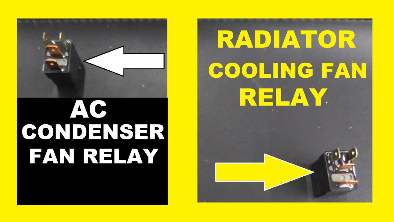 A/C Condenser Fan Relay and Radiator Cooling Fan Relay Testing and Replacement