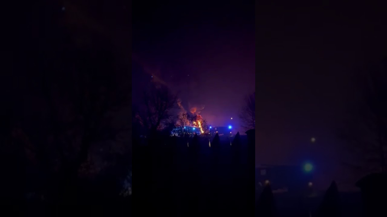 Racibórz Nędza - pożar ciężarówki przy ul. Stawowej