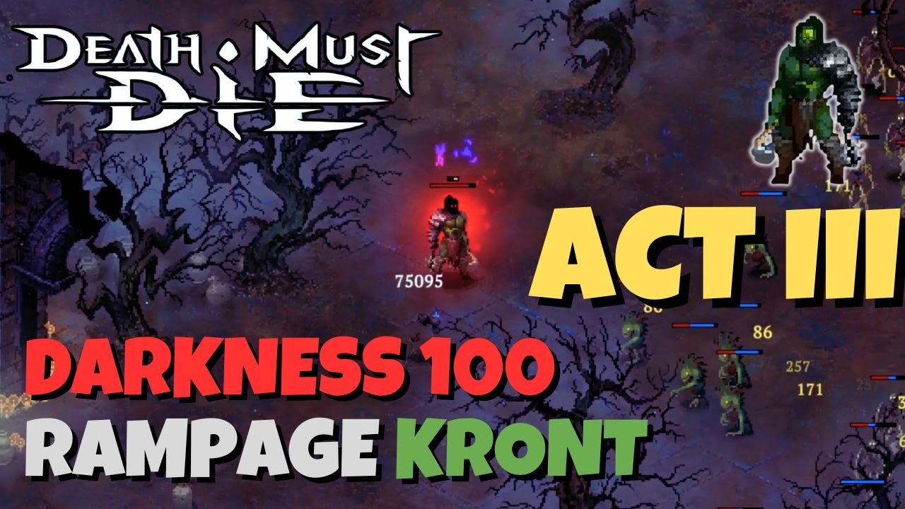 Rampaging Kront Darkness 100 Build Guide | Death Must Die