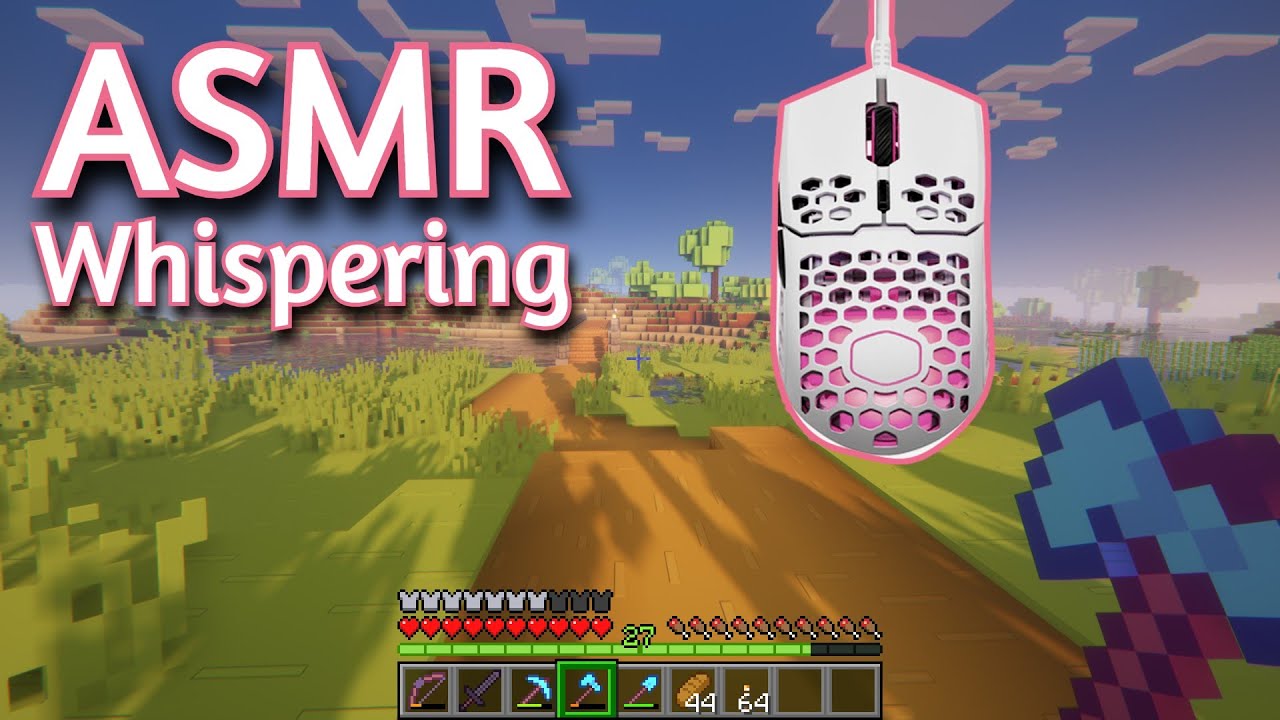 ASMR Gaming | MINECRAFT SURVIVAL GUM CHEWING + WHISPERING (58) | Keyboard/Mouse Sounds 💤