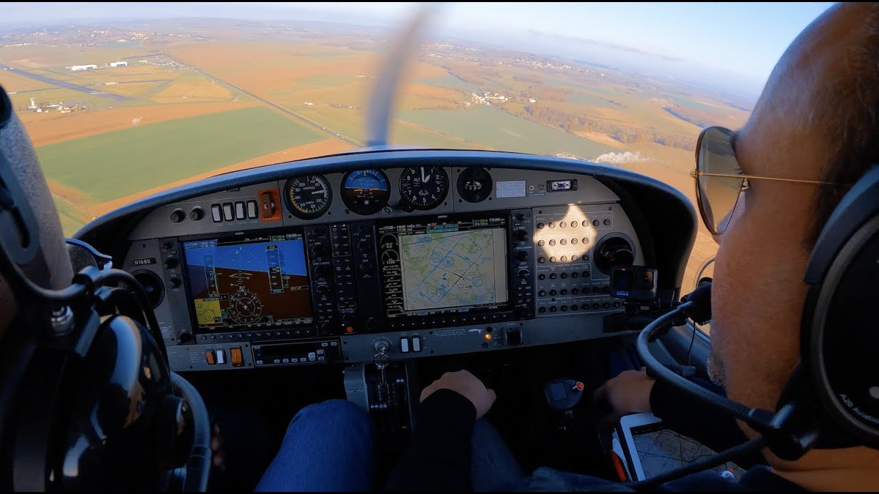 🛩 PTE &Tour de piste en DA40 [GoPro 10 | 5K]