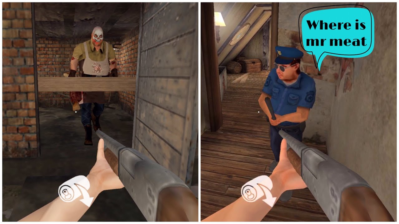 MR MEAT IS LOCKED IN STORE ROOM | POLICE IS CONFUSED