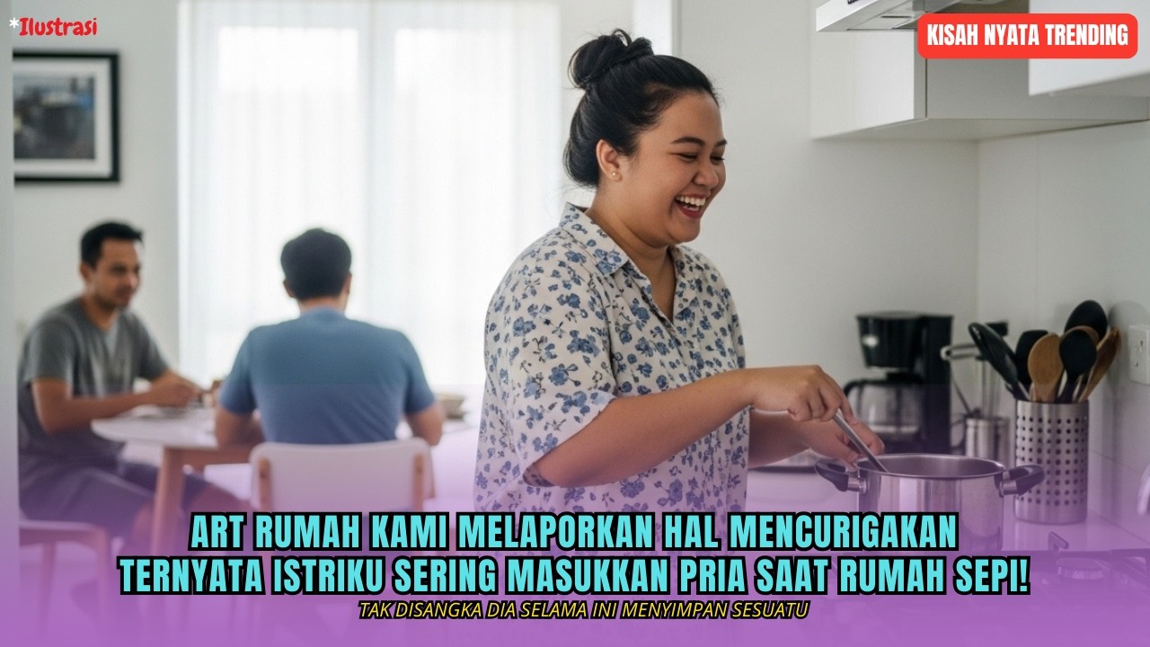 ART RUMAH KAMI MELAPORKAN HAL MENCURIGAKAN, TERNYATA ISTRIKU SERING MASUKKAN PRIA SAAT RUMAH SEPI!