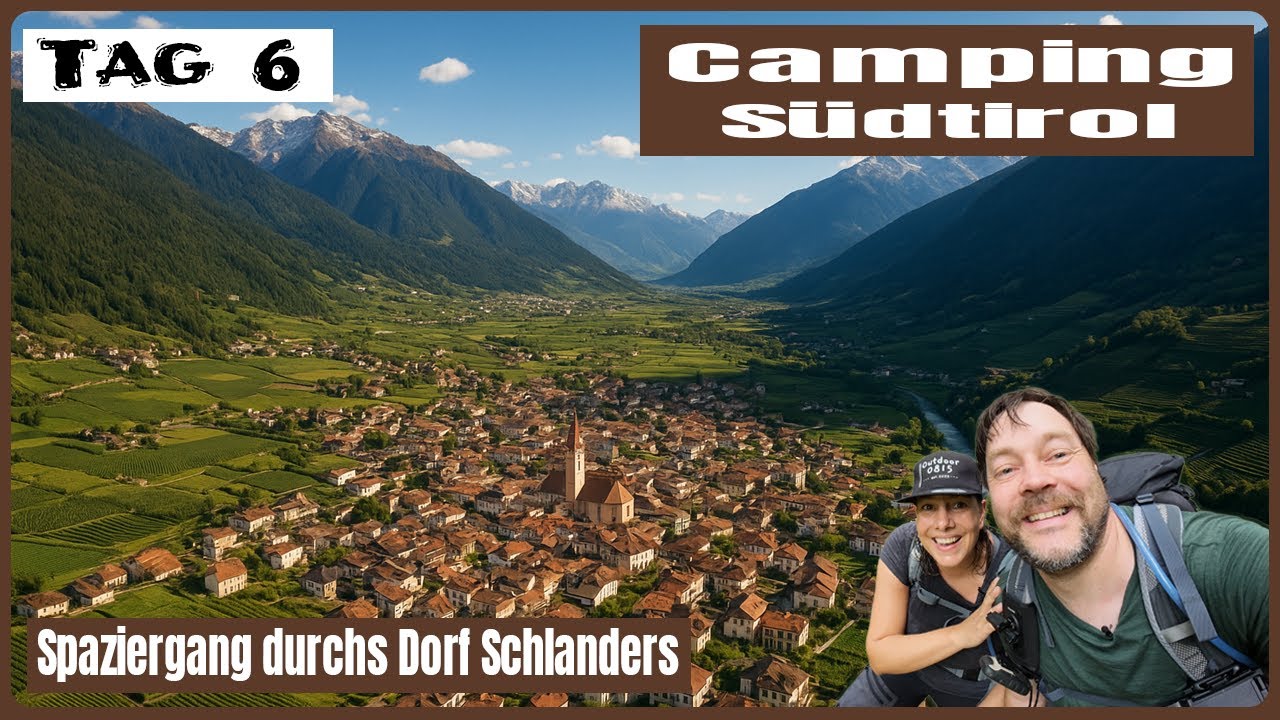 🚶 Spaziergang durch Schlanders | Start am Camping Voglsang 🏕️ | Südtirol Dorf Tour