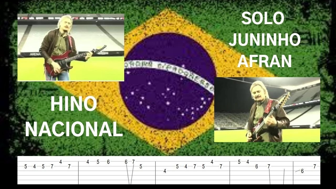 HINO NACIONAL - JUNINHO AFRAN / Solo by charles Felix
