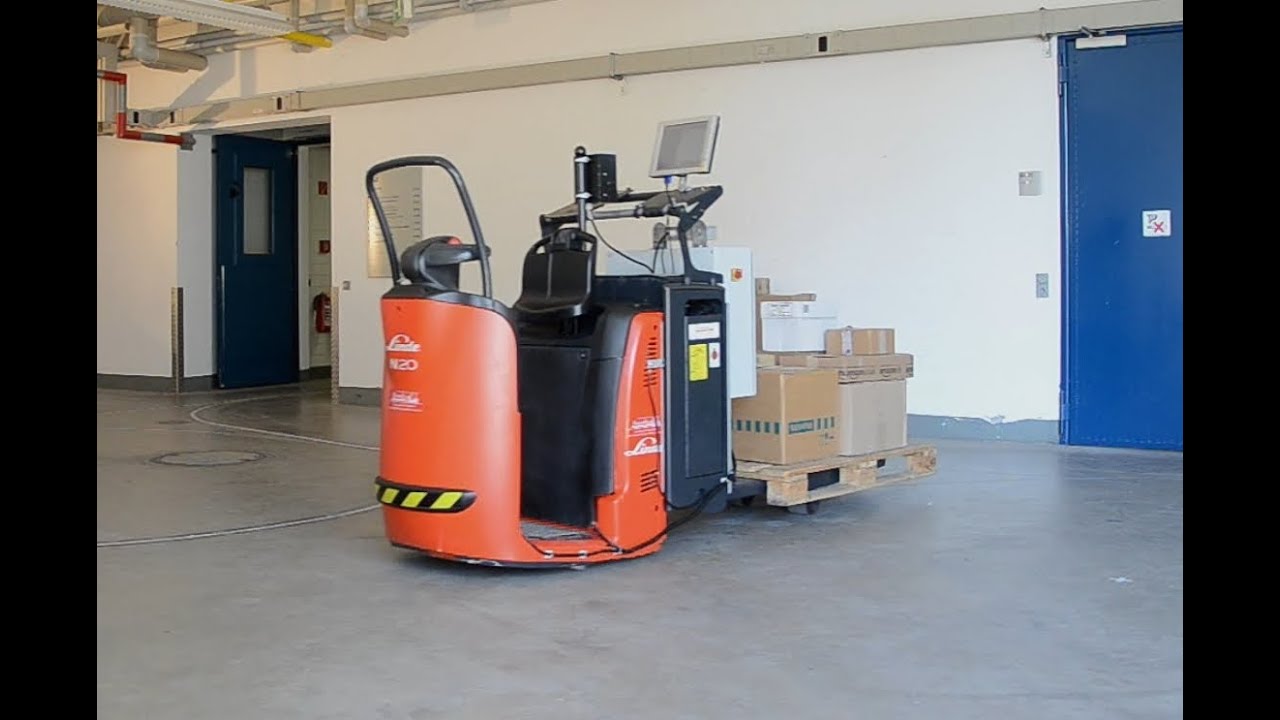 Automatisierung mobiler Systeme - Automatisierter fahrerloser Hubwagen
