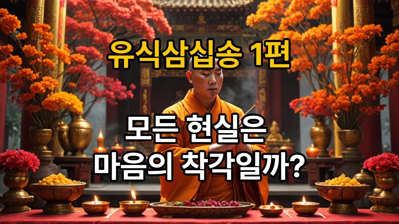 🤯 [유식삼십송 1편] 모든 고통을 끝내는 '유식'의 비밀 1편!