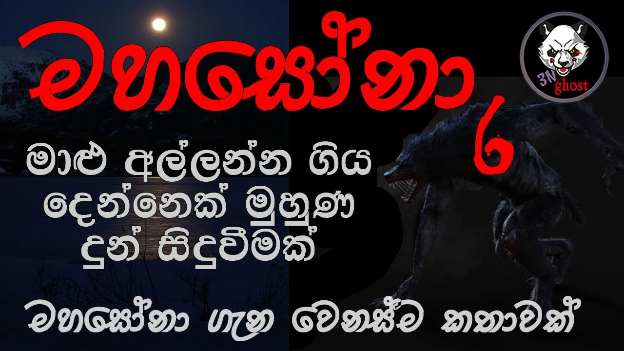 මහසෝනා 6 | Holman katha | 3N Ghost | Sinhala holman katha | Sinhala ghost story Episode 111